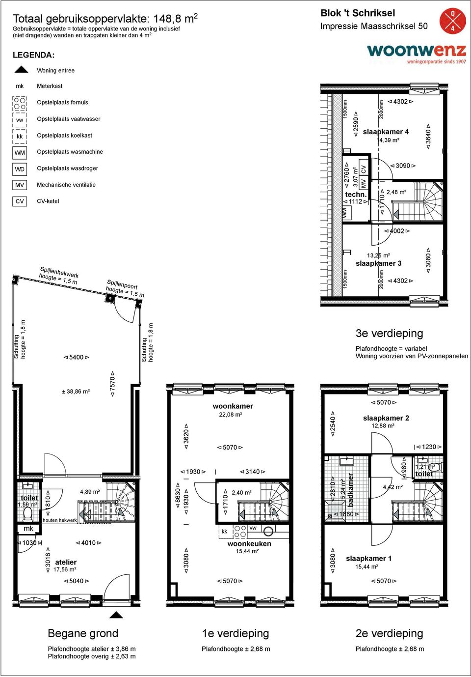 7570 22,08 m² 12,88 m² 1,59 m² 1810 3016 atelier 17,56 m² 4,89 m² 4010 8630 1930 3620