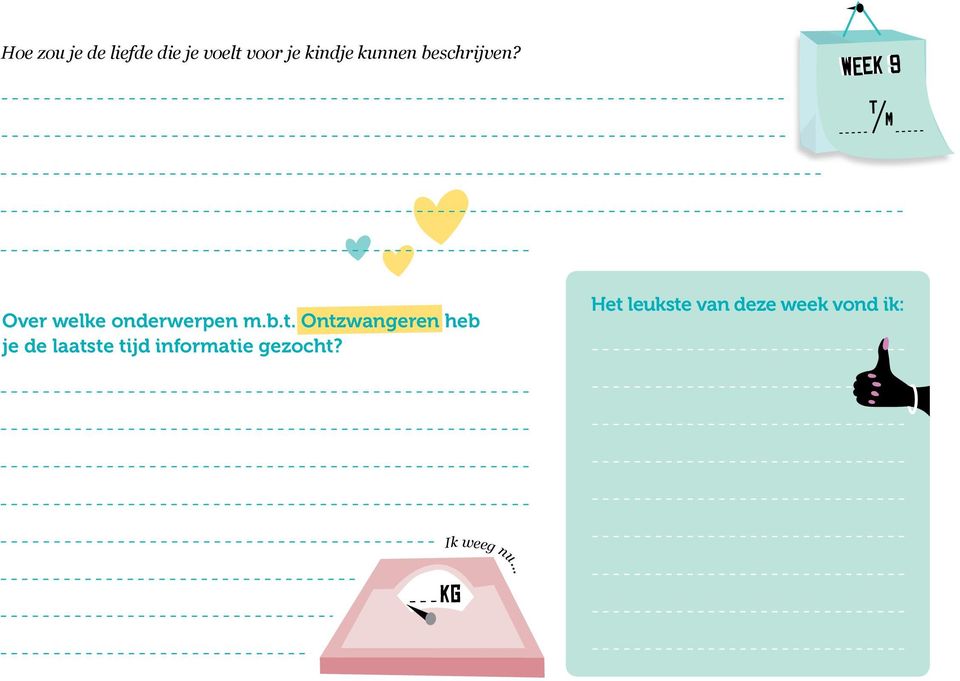 week 9 T M Over welke onderwerpen m.b.t.