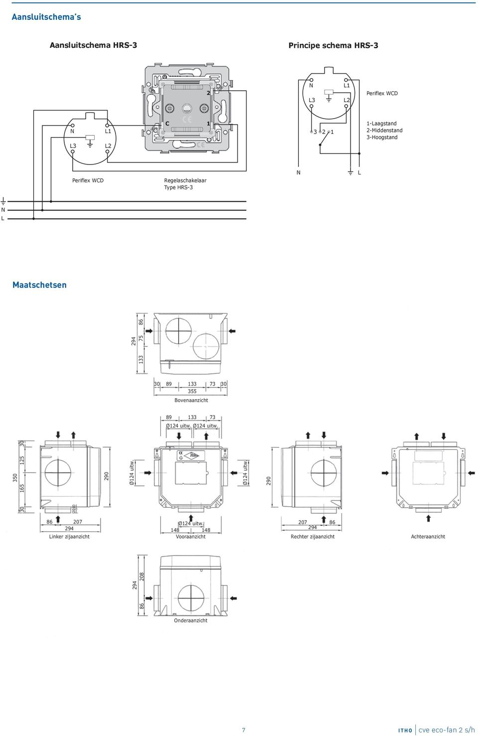 Ø124 uitw. Ø124 uitw.