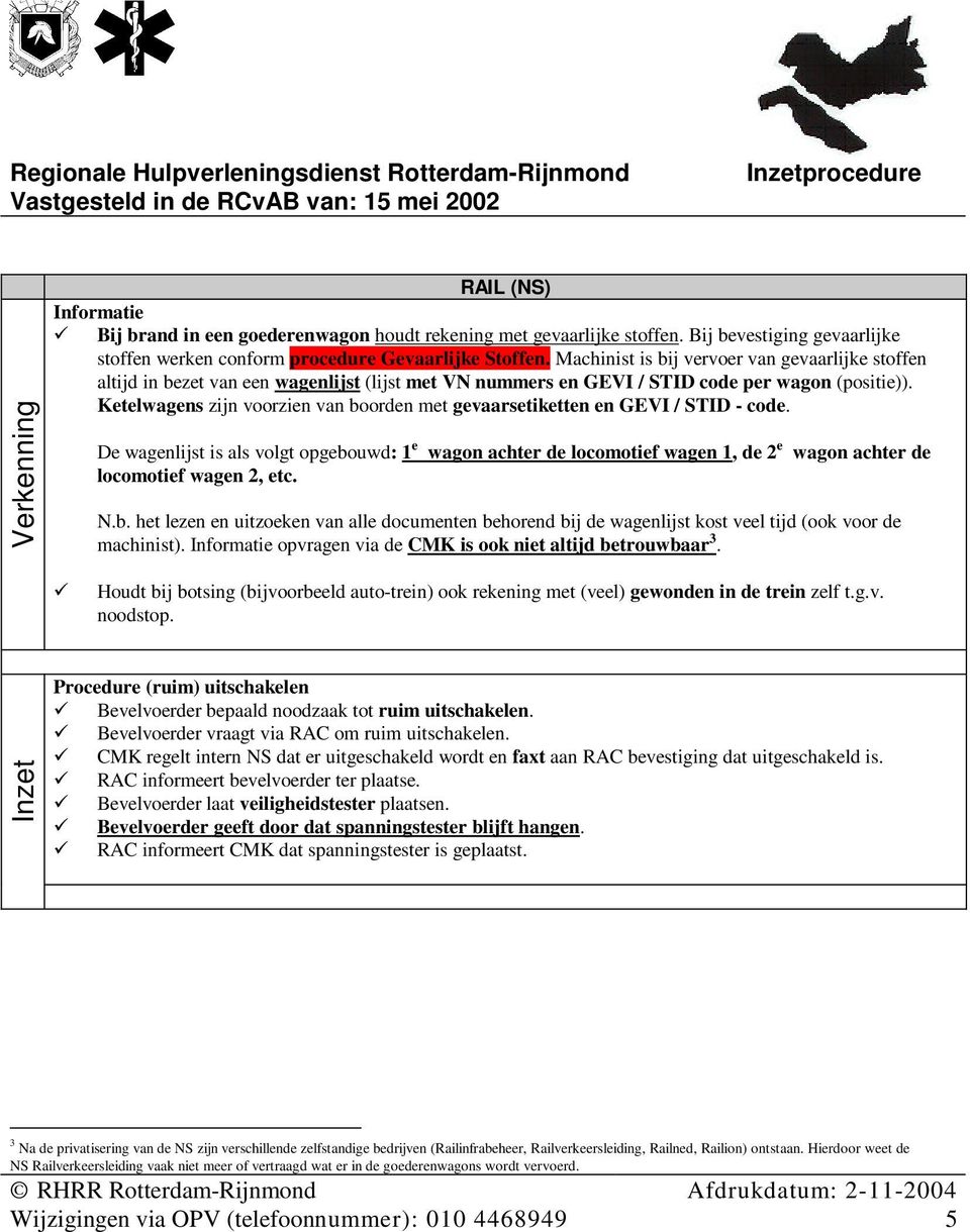 Ketelwagens zijn voorzien van boorden met gevaarsetiketten en GEVI / STID - code.