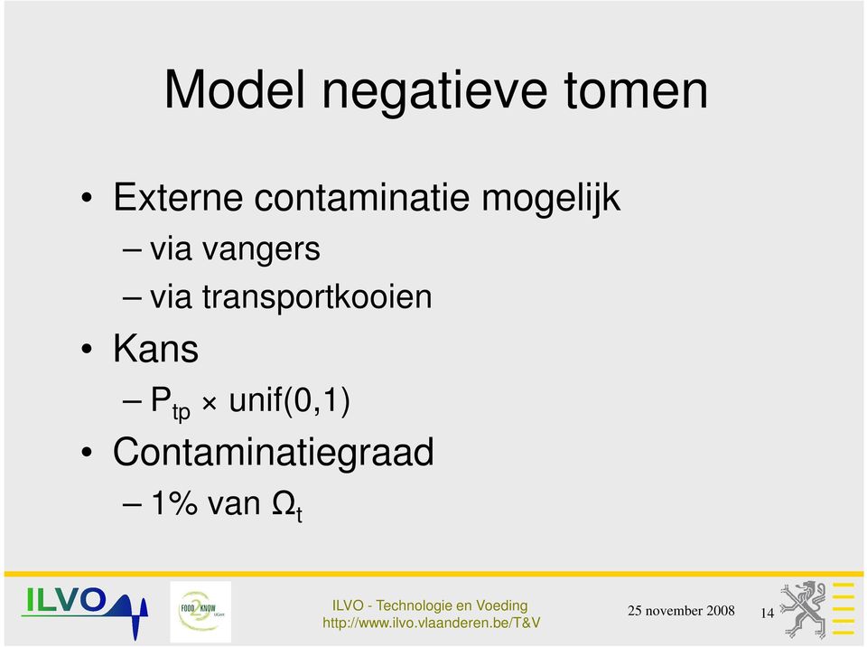 via transportkooien Kans P tp