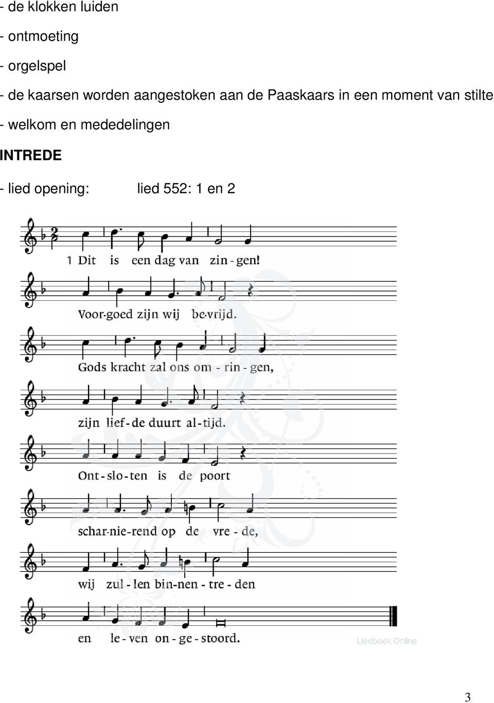 in een moment van stilte - welkom en