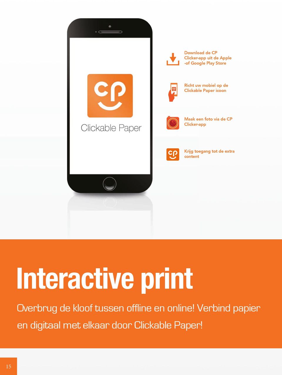 Krijg toegang tot de extra content Interactive print Overbrug de kloof