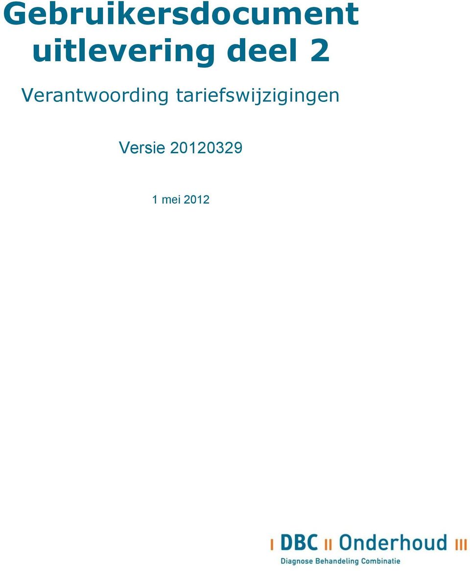 Verantwoording