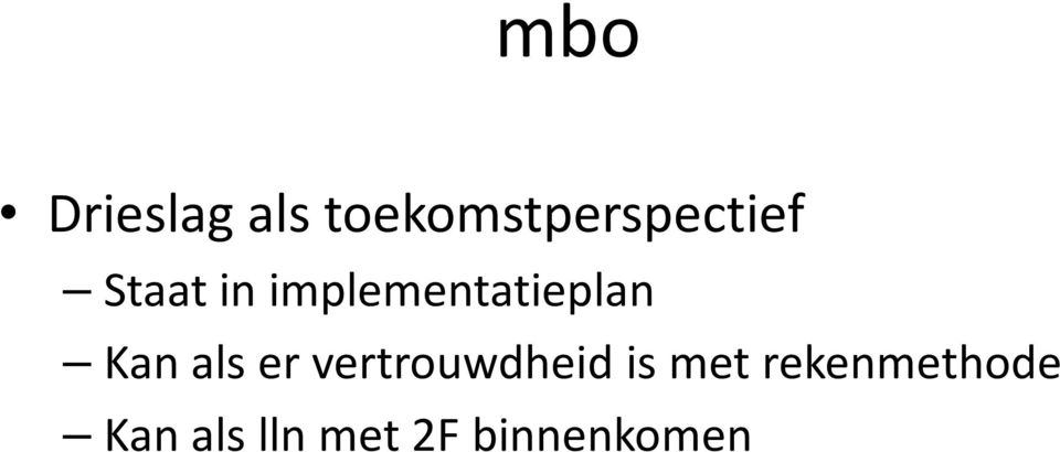 implementatieplan Kan als er