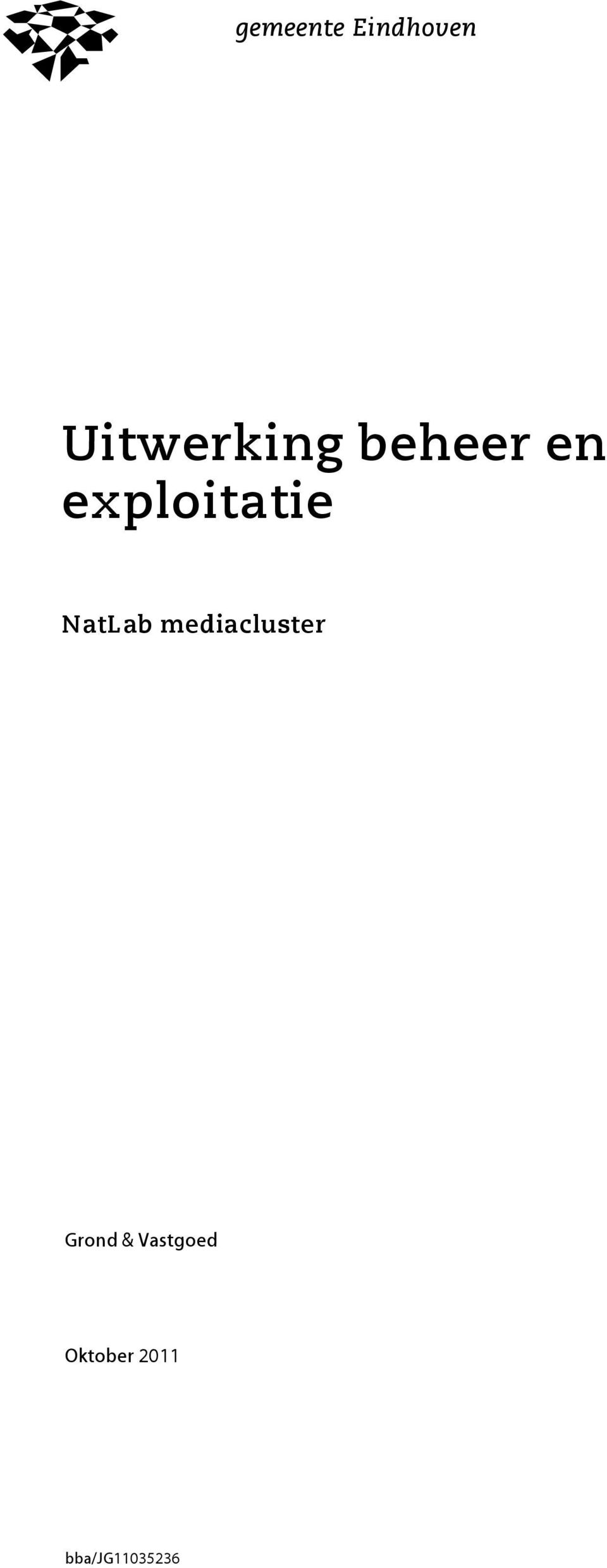exploitatie NatLab