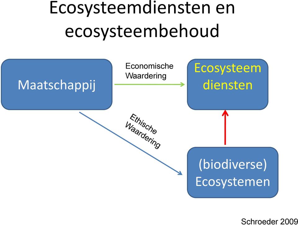 Economische Waardering Ecosysteem