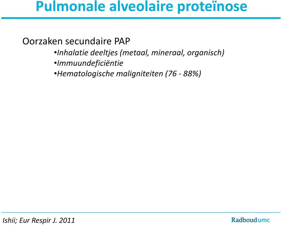 mineraal, organisch) Immuundeficiëntie