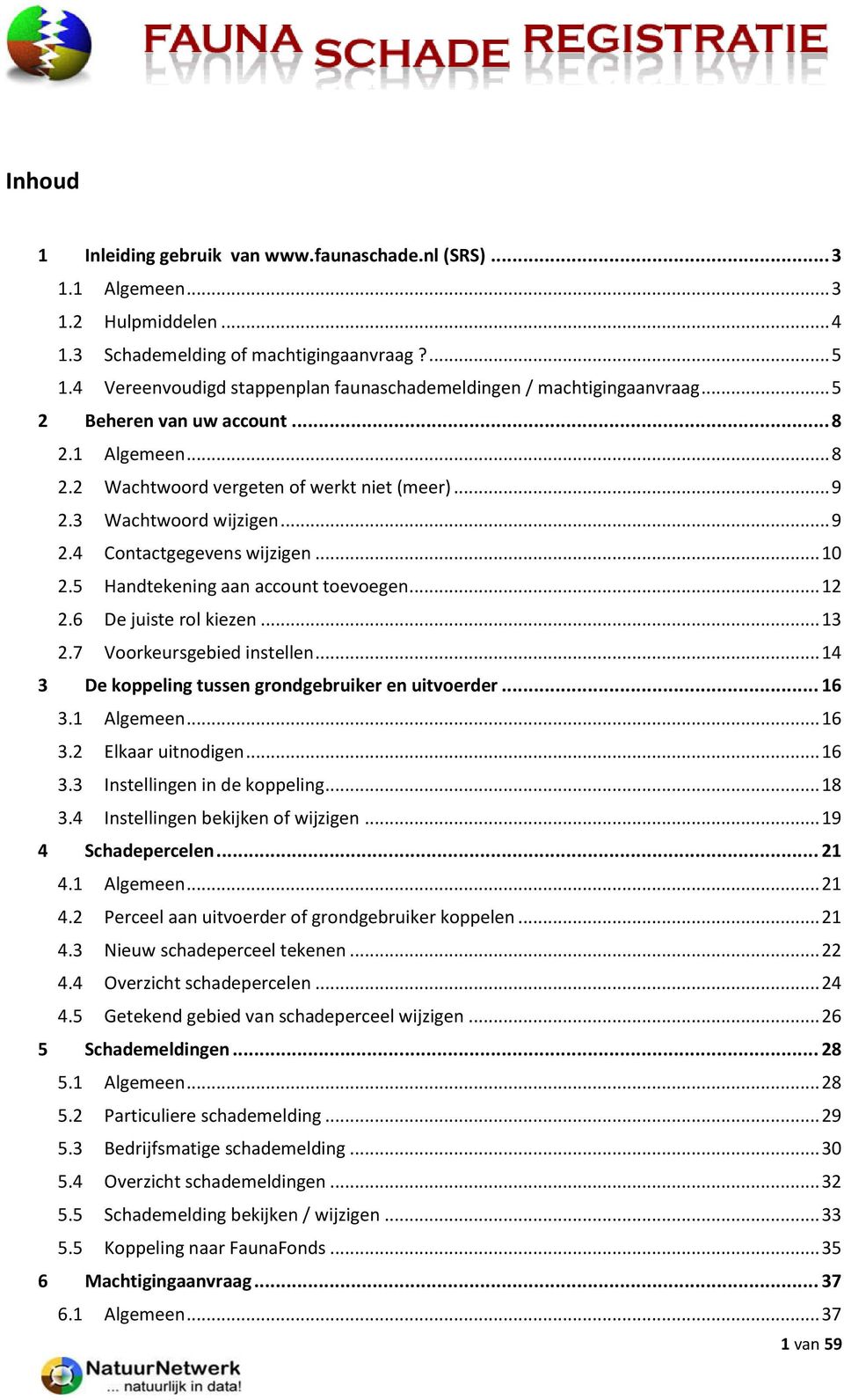 .. 9 2.4 Contactgegevens wijzigen... 10 2.5 Handtekening aan account toevoegen... 12 2.6 De juiste rol kiezen... 13 2.7 Voorkeursgebied instellen.