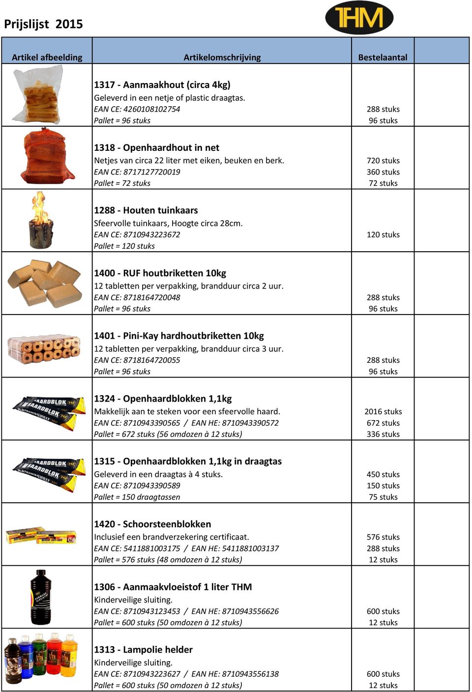 EAN CE: 8710943223672 Pallet = 1400 - RUF houtbriketten 10kg 12 tabletten per verpakking, brandduur circa 2 uur.