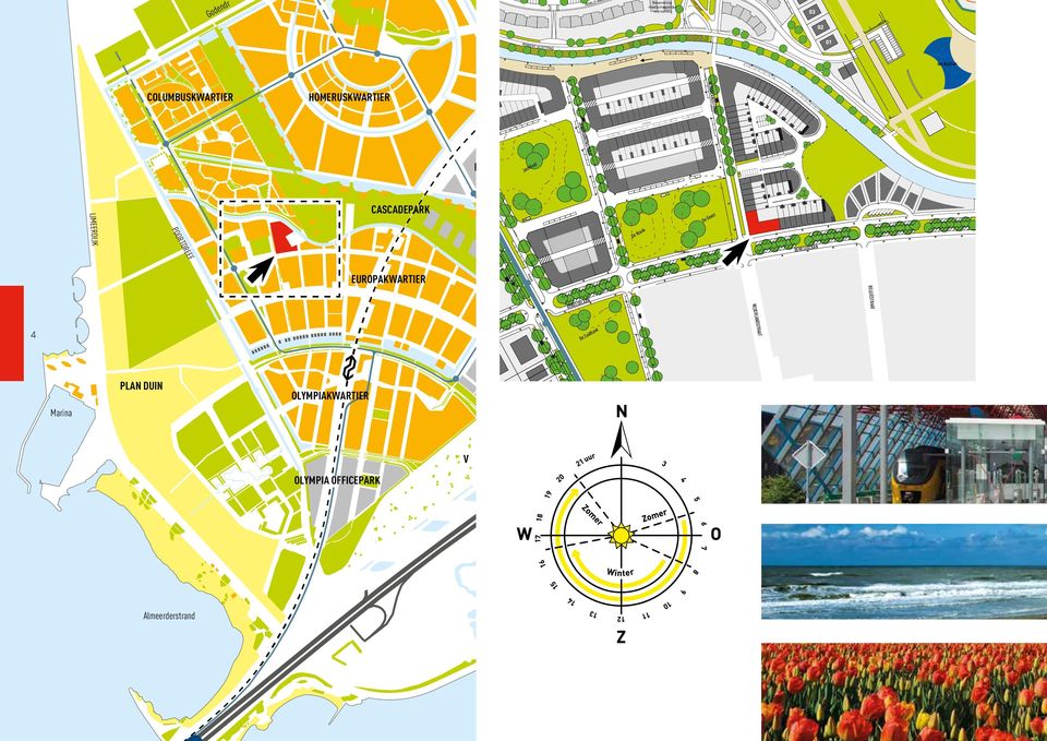 OLYMPIAKWARTIER lank uidf De Z bus PLAN DUIN alte bush LAGEKANT DSTRAAT NEDERLAN LUXLA BENE 4 BELGIËSTRAAT elin ikk ntw In o bush EUROPAKWARTIER g bru and De Z A6 E U R O P A K W A R T IE R WE ST V