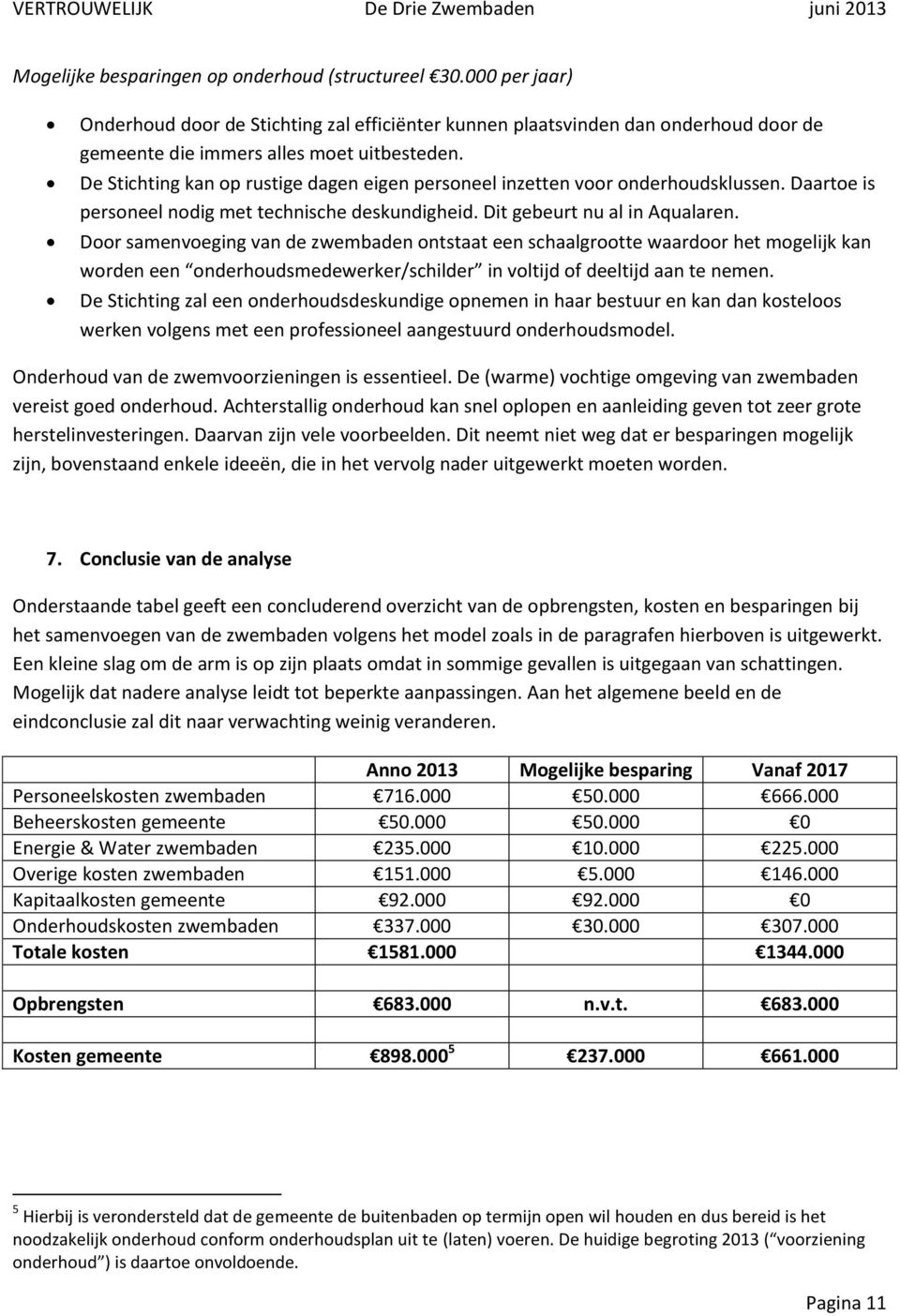 De Stichting kan op rustige dagen eigen personeel inzetten voor onderhoudsklussen. Daartoe is personeel nodig met technische deskundigheid. Dit gebeurt nu al in Aqualaren.