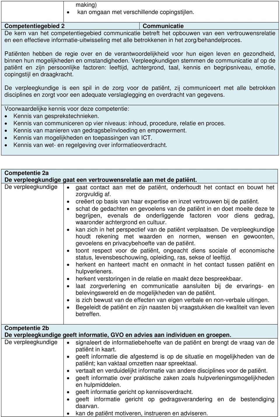 zorg/behandelproces. Patiënten hebben de regie over en de verantwoordelijkheid voor hun eigen leven en gezondheid, binnen hun mogelijkheden en omstandigheden.