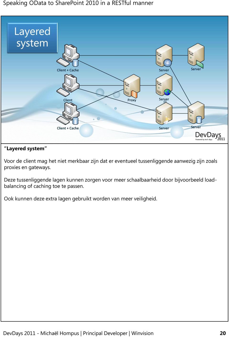 Deze tussenliggende lagen kunnen zorgen voor meer schaalbaarheid door