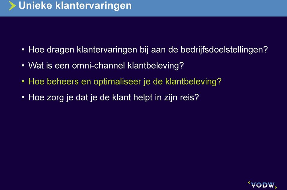 Wat is een omni-channel klantbeleving?