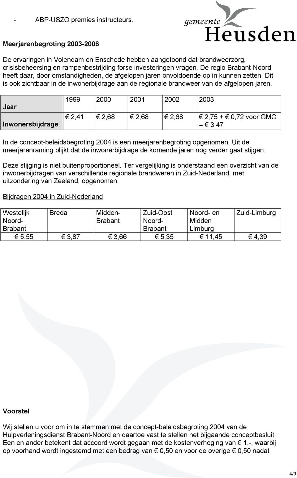 De regio Brabant-Noord heeft daar, door omstandigheden, de afgelopen jaren onvoldoende op in kunnen zetten.