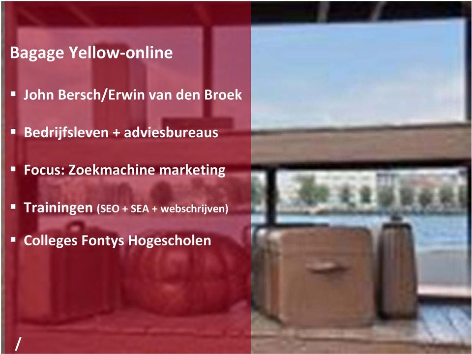 Focus: Zoekmachine marketing Trainingen (SEO