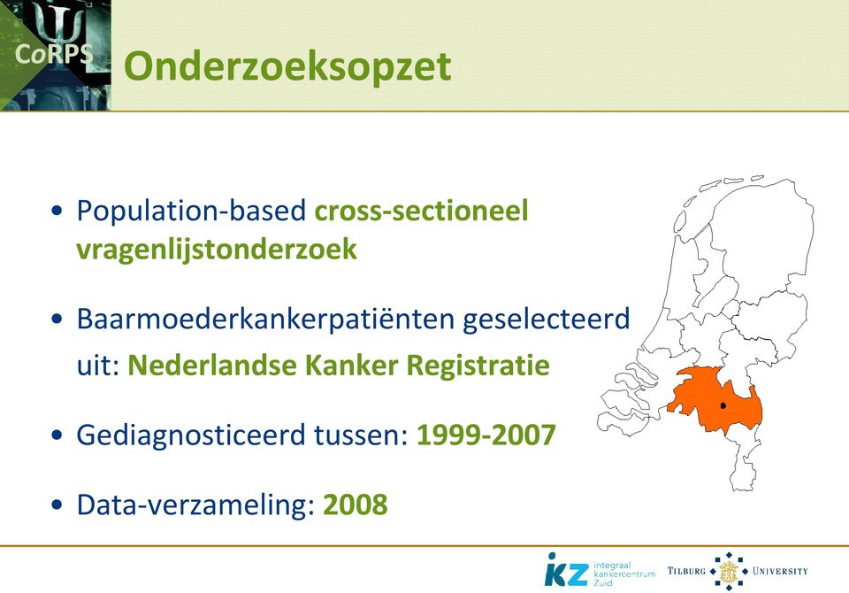 geselecteerd uit: Nederlandse Kanker Registratie