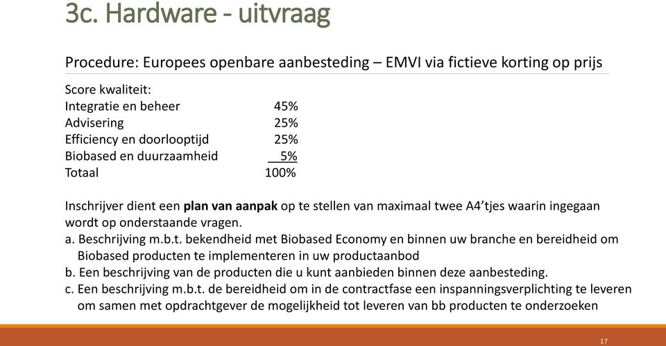 Een beschrijving van de producte