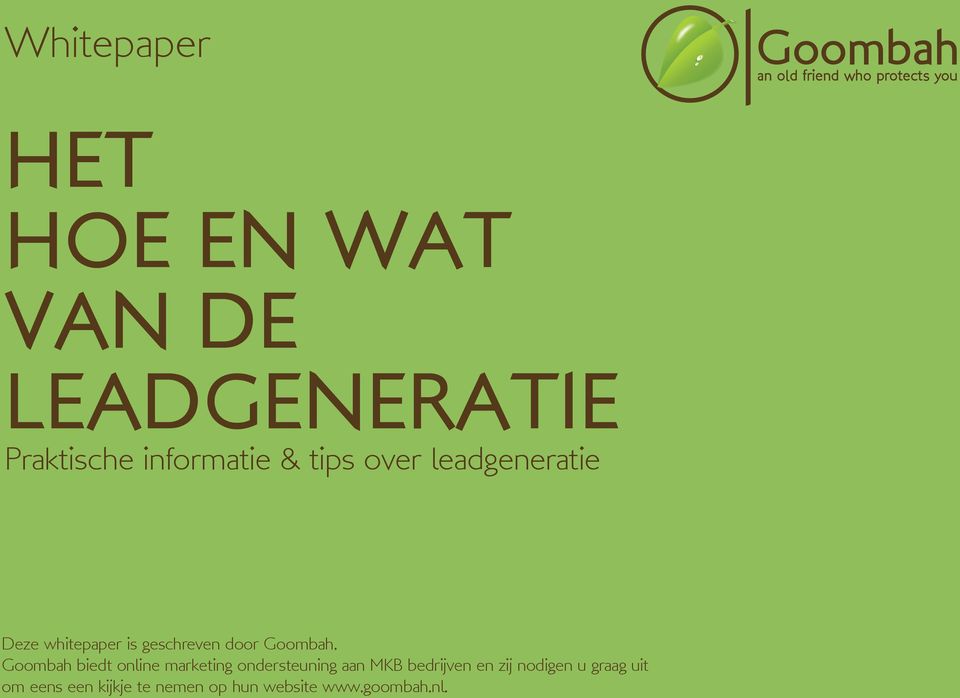 whitepaper is geschreven door.