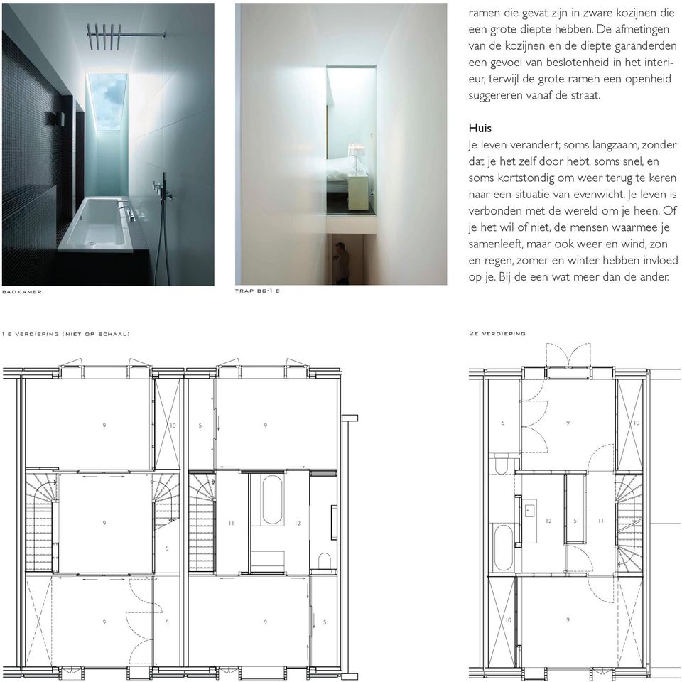 badkamer trap bg-1e Huis Je leven verandert; soms langzaam, zonder dat je het zelf door hebt, soms snel, en soms kortstondig om weer terug te keren naar een situatie van evenwicht.