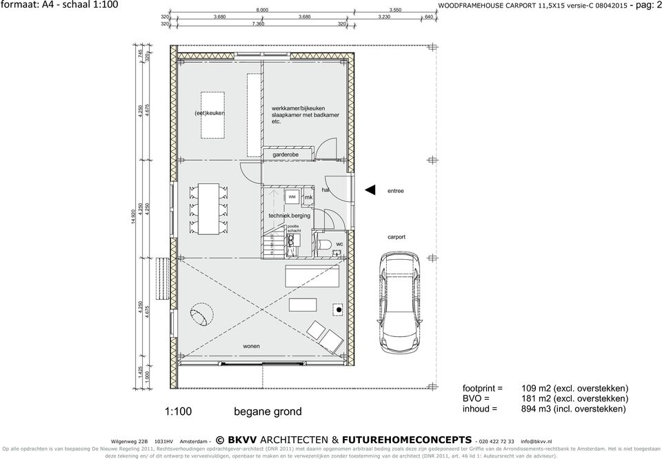 badkamer etc. garderobe WM mk hal entree techniek.