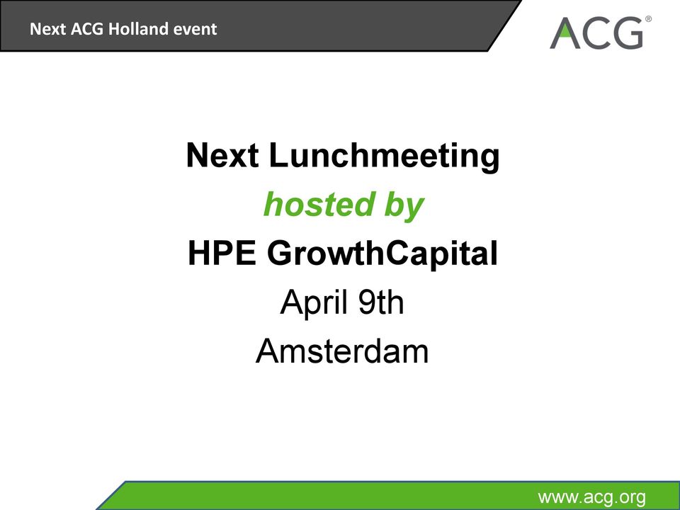 by HPE GrowthCapital