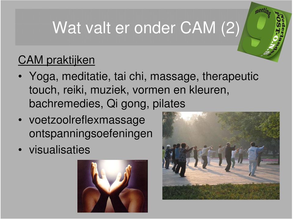 muziek, vormen en kleuren, bachremedies, Qi gong,