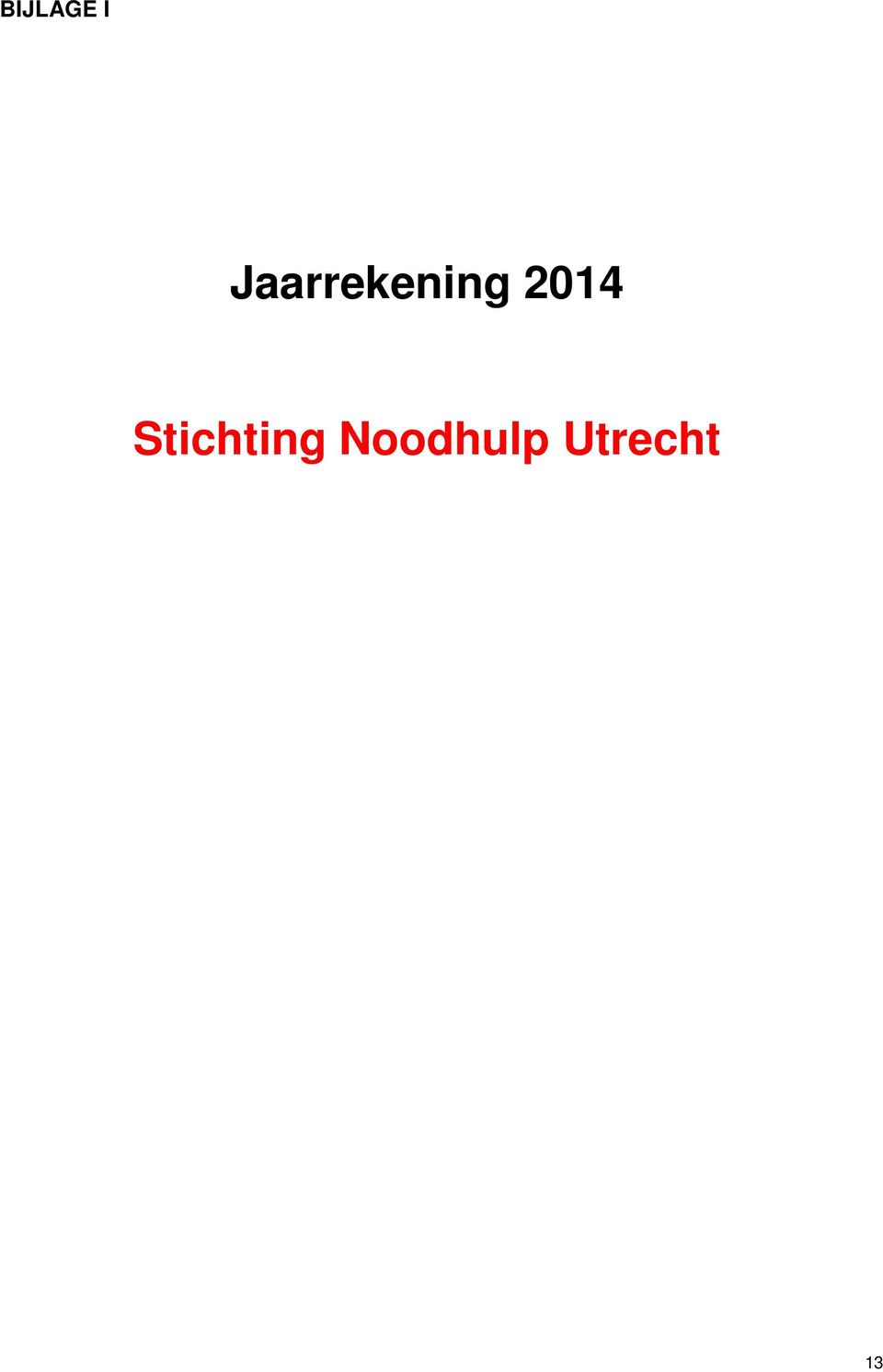 2014 Stichting