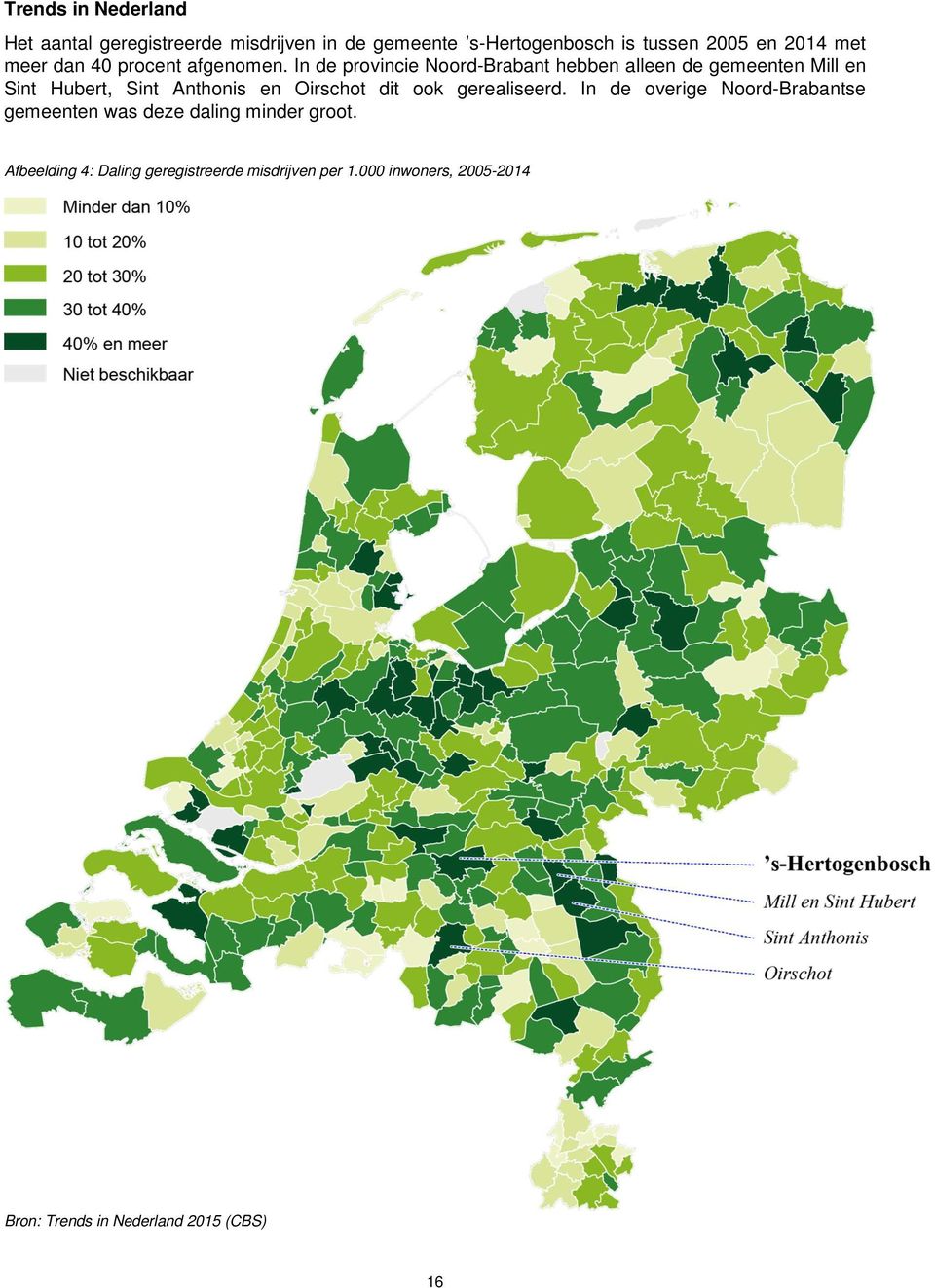 In de provincie Noord-Brabant hebben alleen de gemeenten Mill en Sint Hubert, Sint Anthonis en Oirschot dit ook