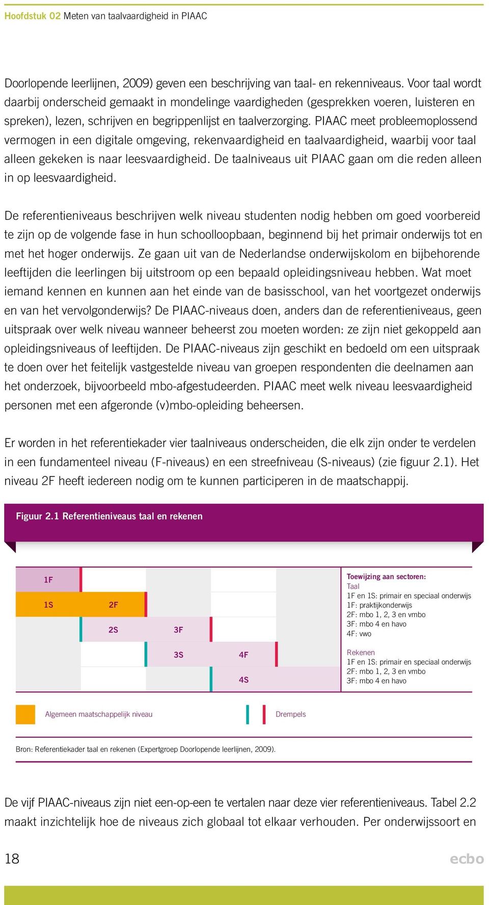 PIAAC meet probleemoplossend vermogen in een digitale omgeving, rekenvaardigheid en taalvaardigheid, waarbij voor taal alleen gekeken is naar leesvaardigheid.