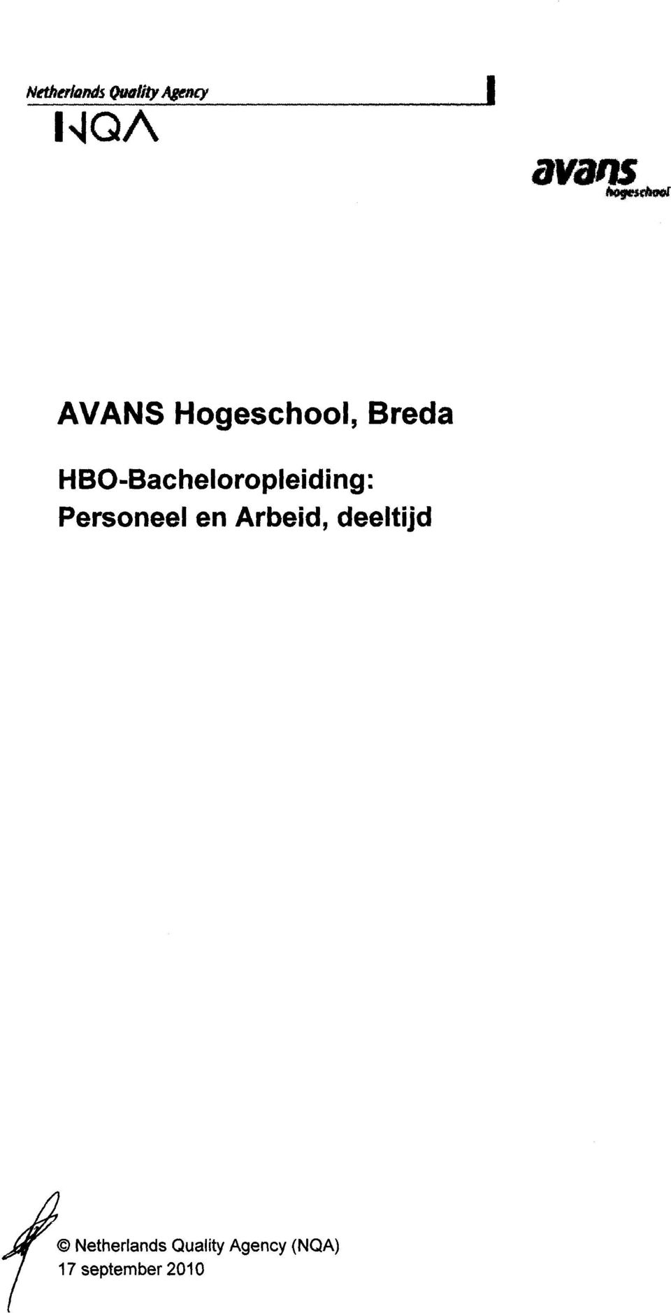 HBO-Bacheloropleiding: Personeel en