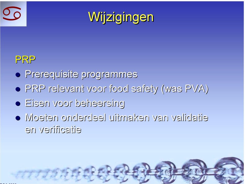 safety (was PVA) " Eisen voor beheersing