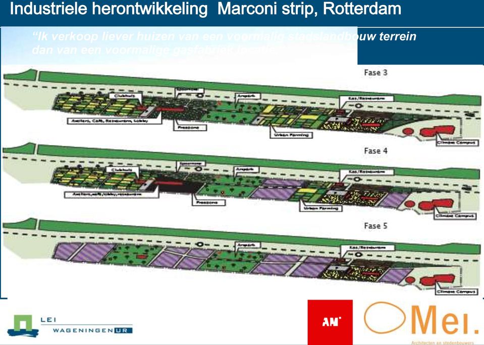 huizen van een voormalig stadslandbouw