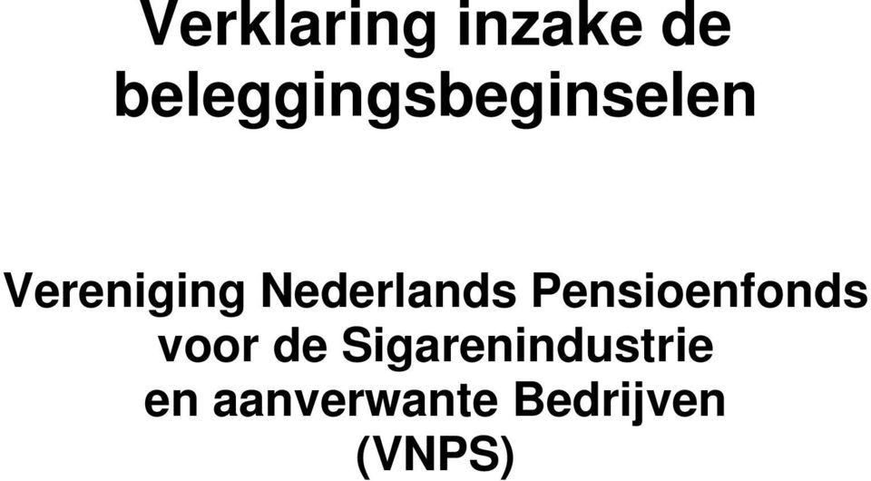 Nederlands Pensioenfonds voor de