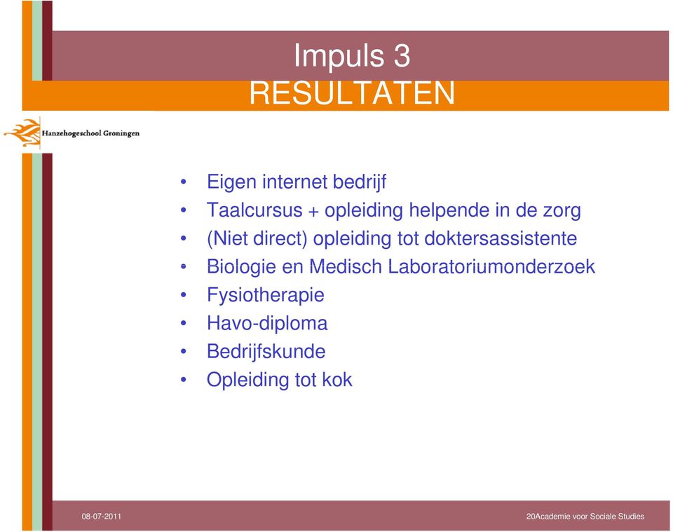 Biologie en Medisch Laboratoriumonderzoek Fysiotherapie Havo-diploma