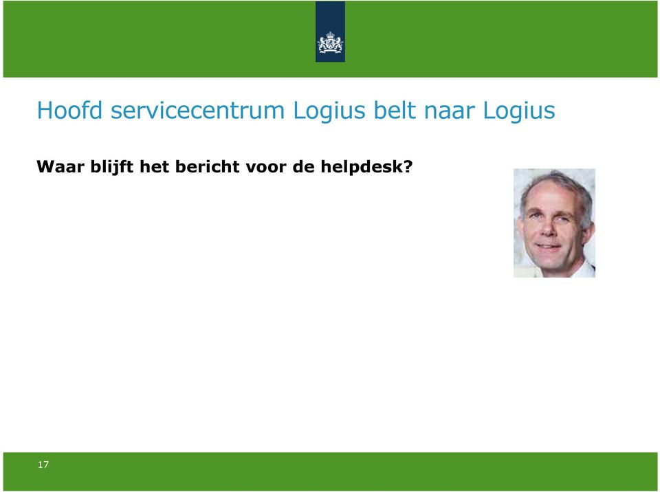 Logius Waar blijft het