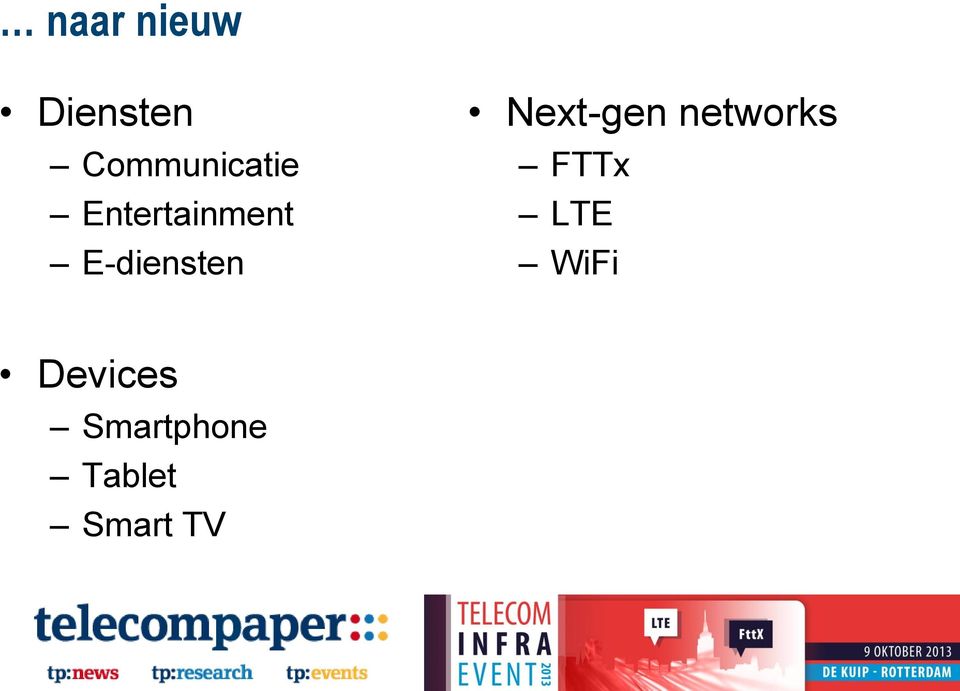 E-diensten Next-gen networks