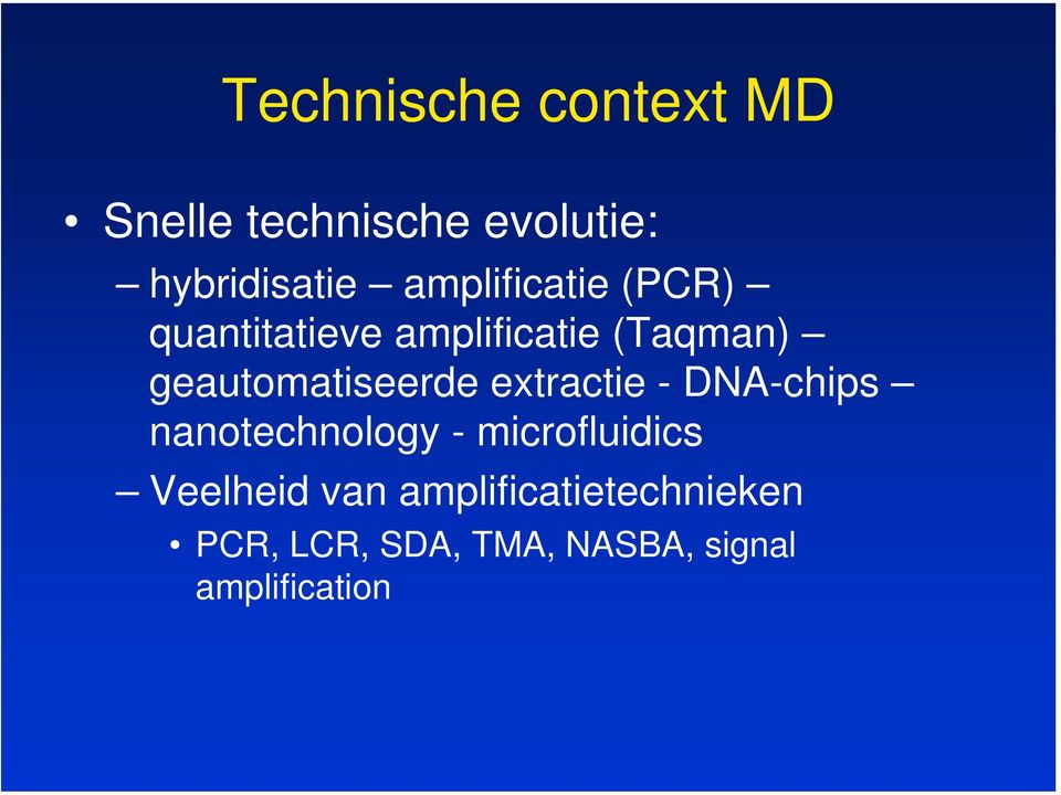 geautomatiseerde extractie - DNA-chips nanotechnology -