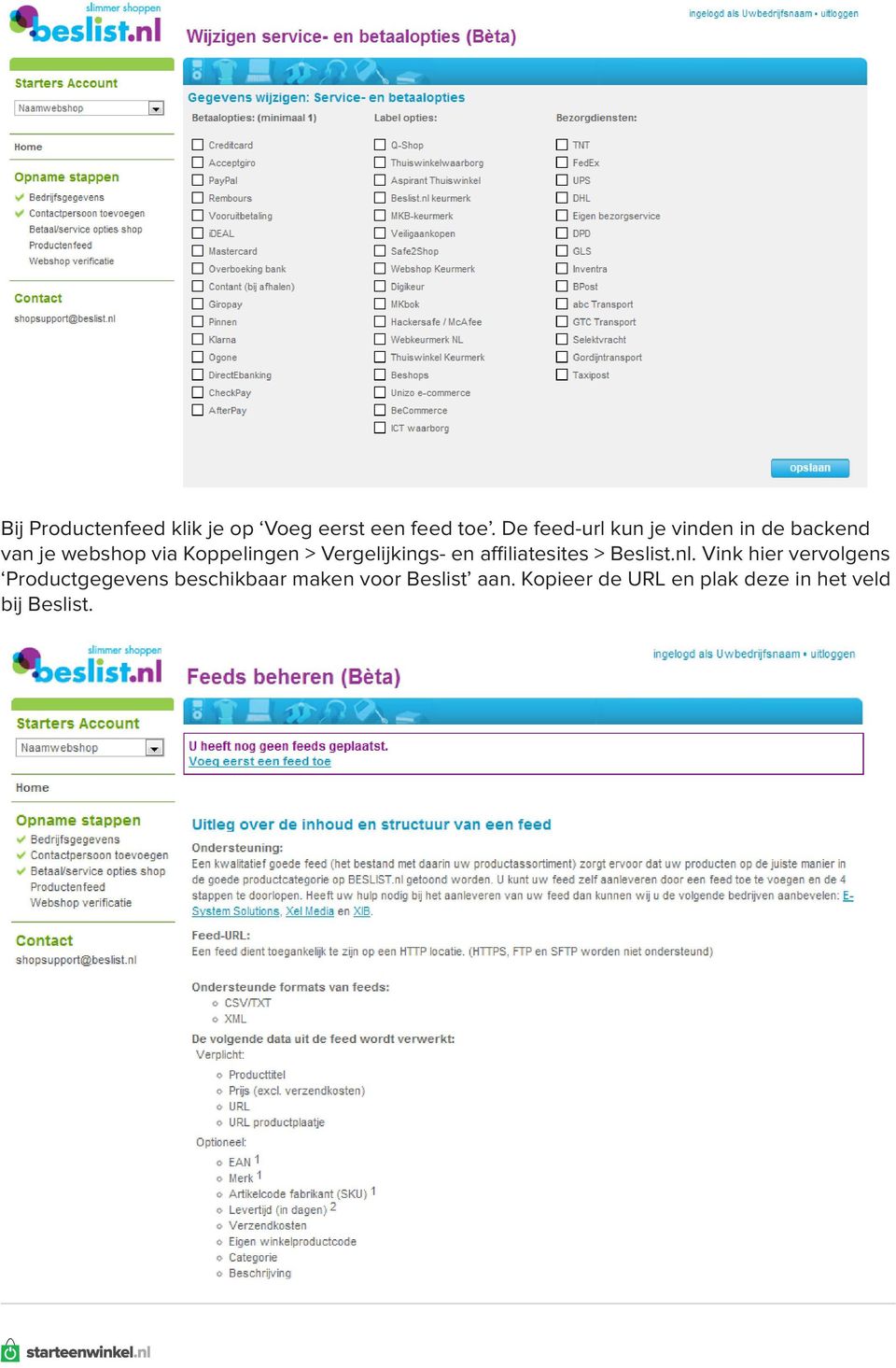 Vergelijkings- en affiliatesites > Beslist.nl.
