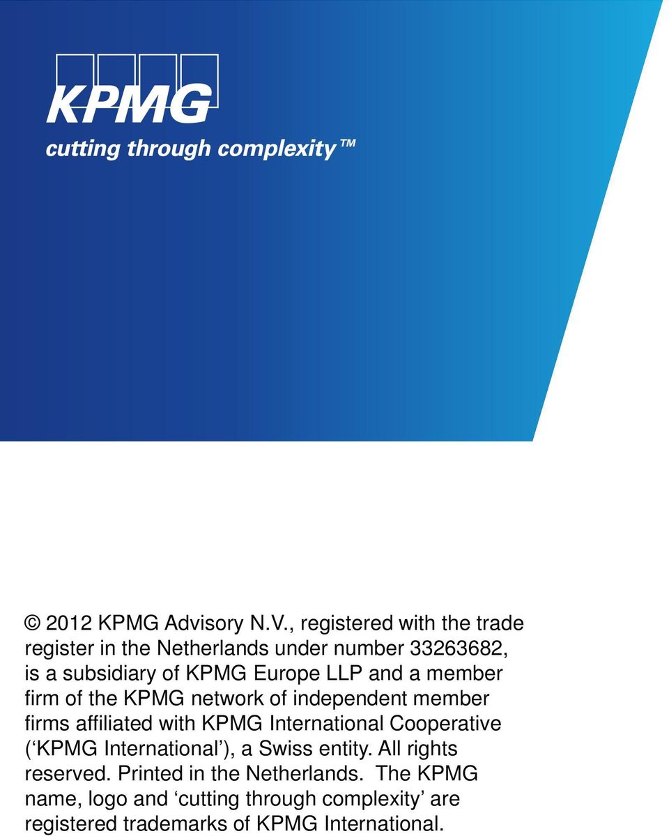 LLP and a member firm of the KPMG network of independent member firms affiliated with KPMG International