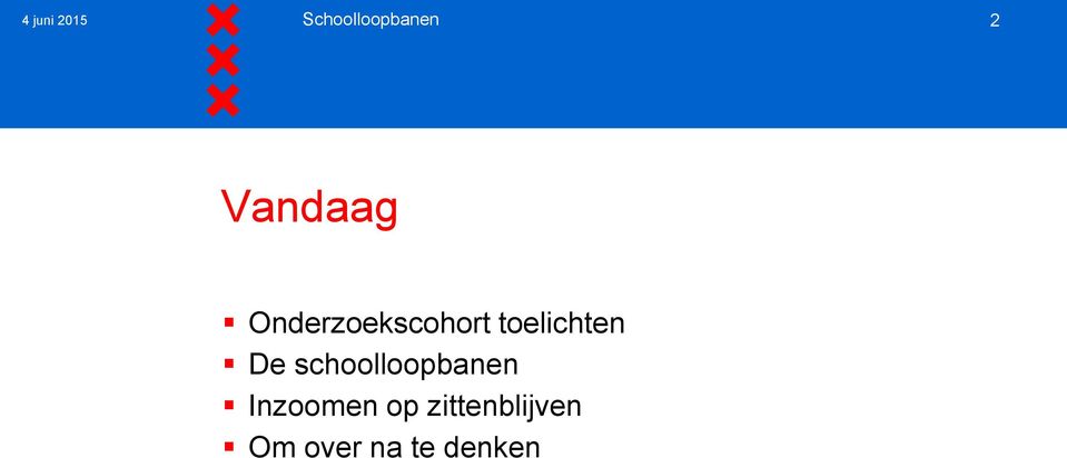 toelichten De schoolloopbanen