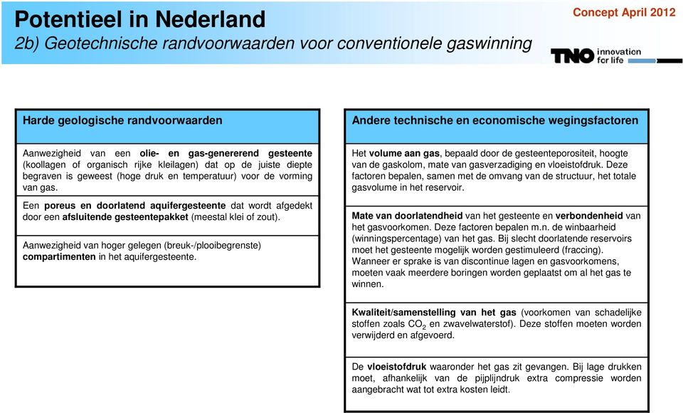 Een poreus en doorlatend aquifergesteente dat wordt afgedekt door een afsluitende gesteentepakket (meestal klei of zout).