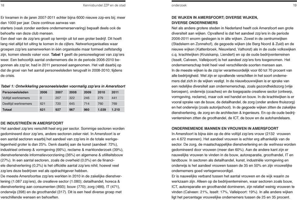 Dit hoeft lang niet altijd tot uiting te komen in de cijfers. Netwerkorganisaties waar groepen zzp ers samenwerken in één organisatie maar formeel zelfstandig zijn, komen steeds vaker voor.