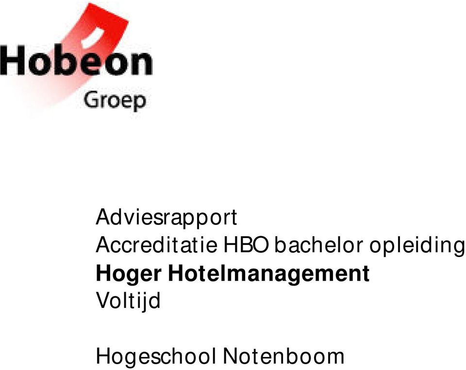 bachelor opleiding Hoger