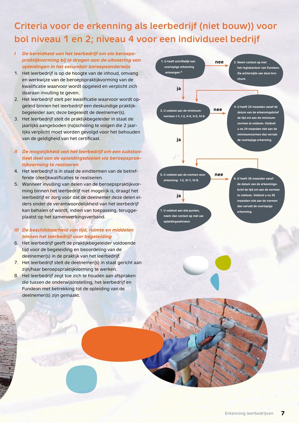 Het leerbedrijf is op de hoogte van de inhoud, omvang en werkwijze van de beroepspraktijkvorming van de kwalificatie waarvoor wordt opgeleid en verplicht zich daaraan invulling te geven. 2.