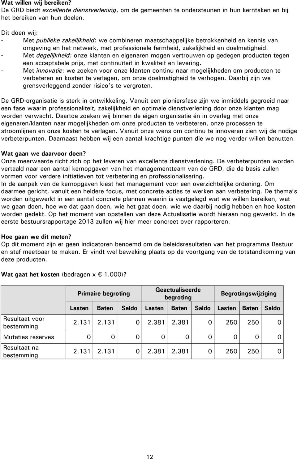 - Met degelijkheid: onze klanten en eigenaren mogen vertrouwen op gedegen producten tegen een acceptabele prijs, met continuïteit in kwaliteit en levering.