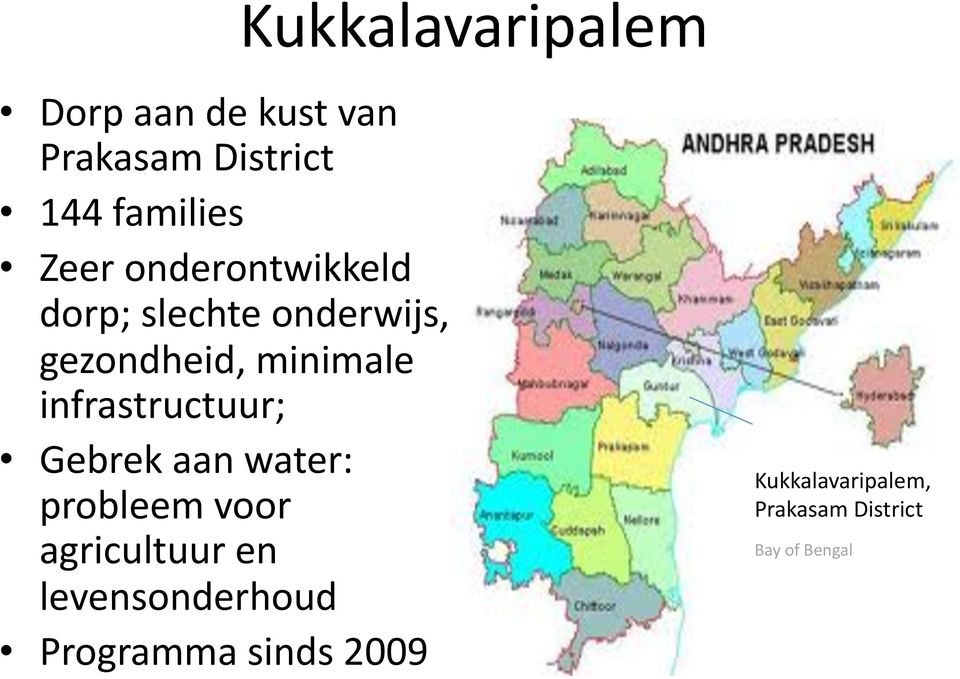 infrastructuur; Gebrek aan water: probleem voor agricultuur en