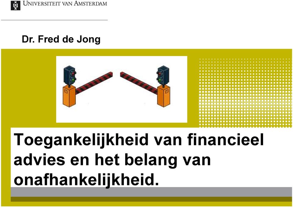 financieel advies en