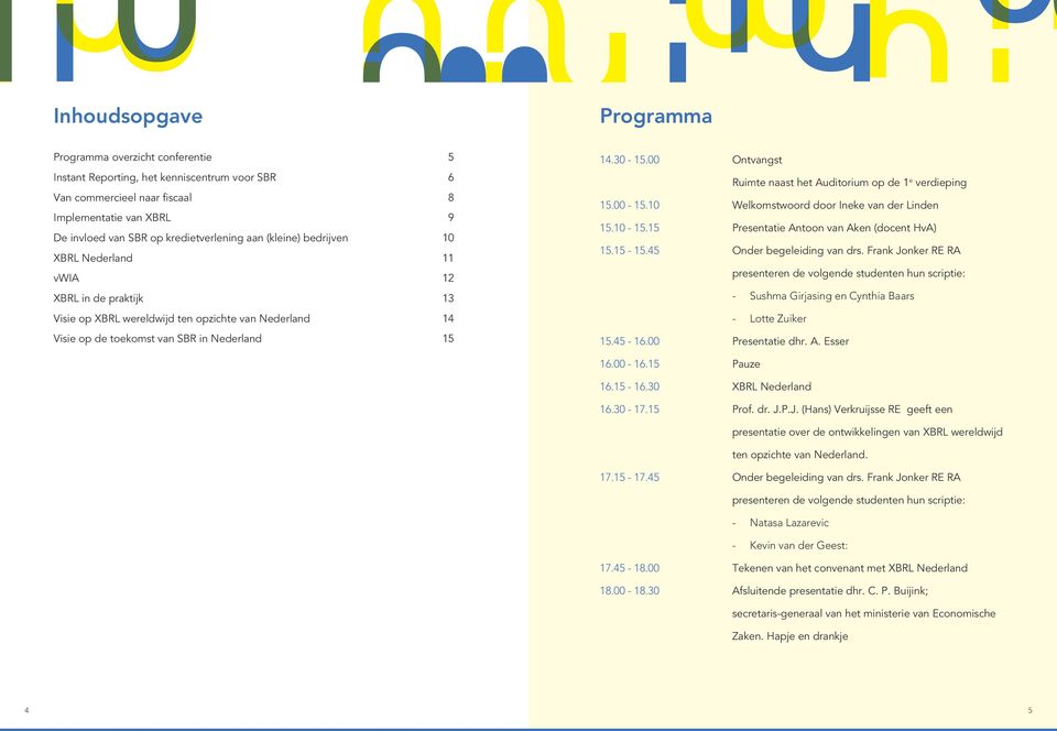 30-15.00 Ontvangst Ruimte naast het Auditorium op de 1 e verdieping 15.00-15.10 Welkomstwoord door Ineke van der Linden 15.10-15.15 Presentatie Antoon van Aken (docent HvA) 15.15-15.